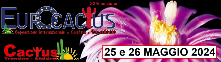 EUROCACTUS - XXIV edizione - 25 e 26 maggio 2024