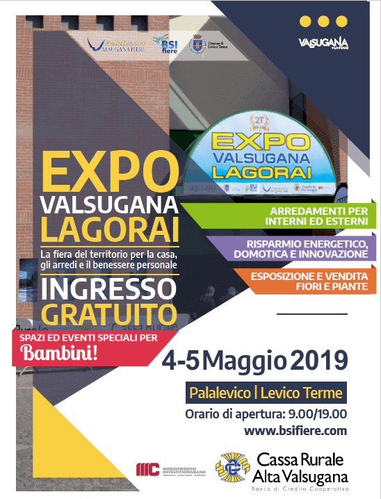 EXPO VALSUGANA LAGORAI - 4 e 5 maggio 2019