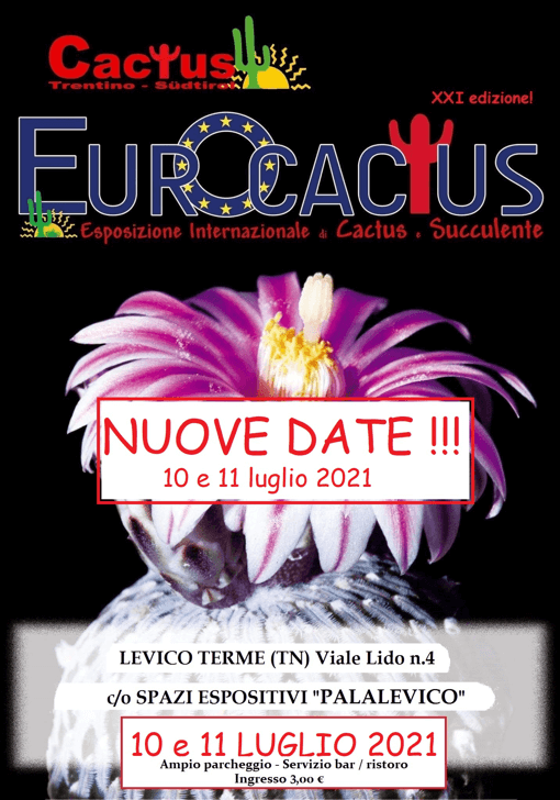 EUROCACTUS 2021 - 10-11 luglio 2021