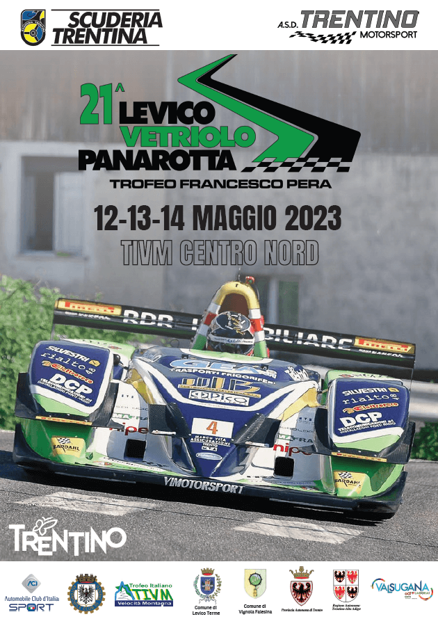 21° Cronoscalata Levico Vetriolo Panarotta - Trofeo Francesco Pera - 12-13-14 maggio 2023
