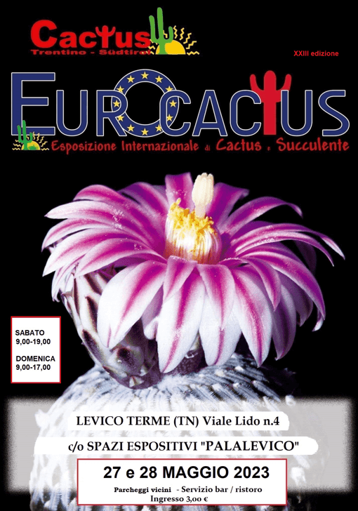 EUROCACTUS - XXIII edizione - 27 e 28 maggio 2023