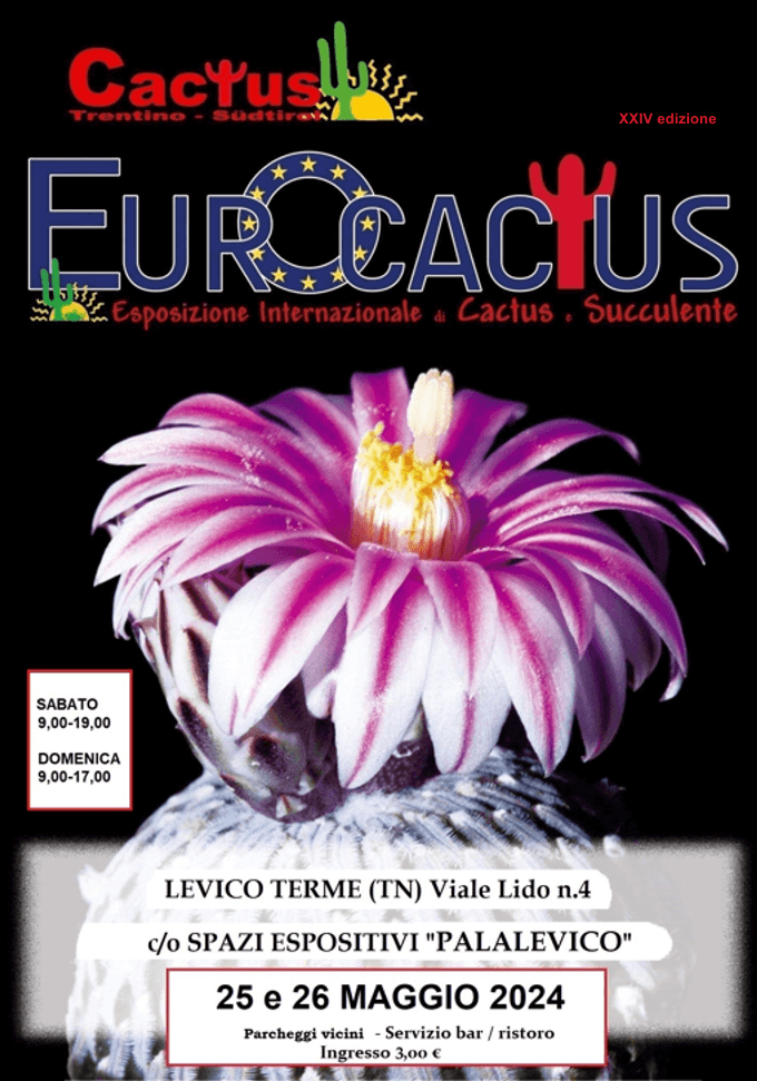 EUROCACTUS - XXIV edizione - 25 e 26 maggio 2024
