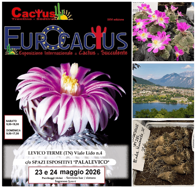 EUROCACTUS - XXVI edizione - 23 e 24 maggio 2026